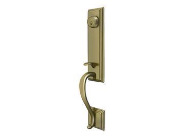 Deltana Kingston Handleset Antique Brass US5