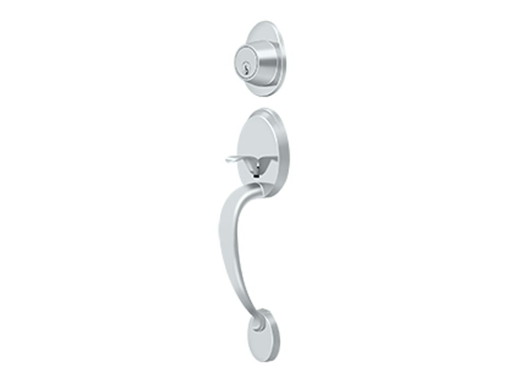 Deltana Montego Handleset Polished Chrome US26