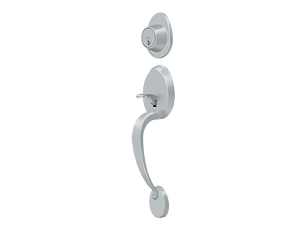 Deltana Montego Handleset Brushed Chrome US26D