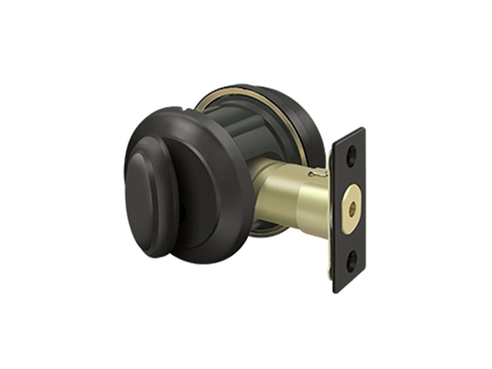 Deltana Solid Brass Port Royal Deadbolt Lock Grade 2