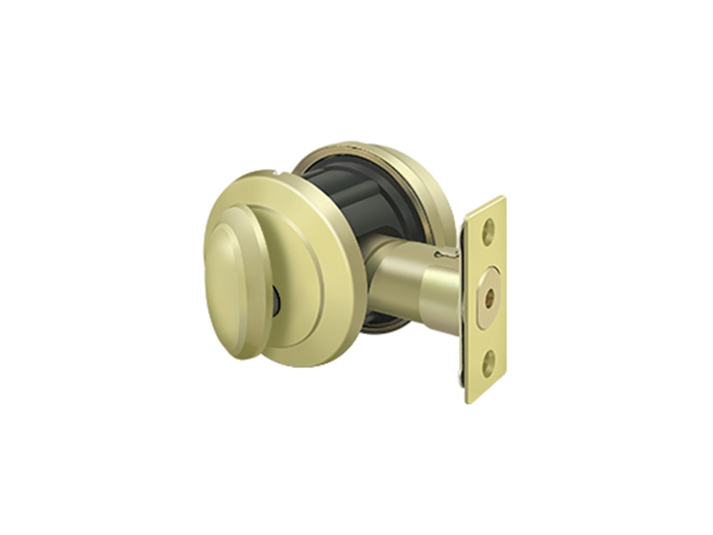 Deltana Solid Brass Port Royal Deadbolt Lock Grade 2