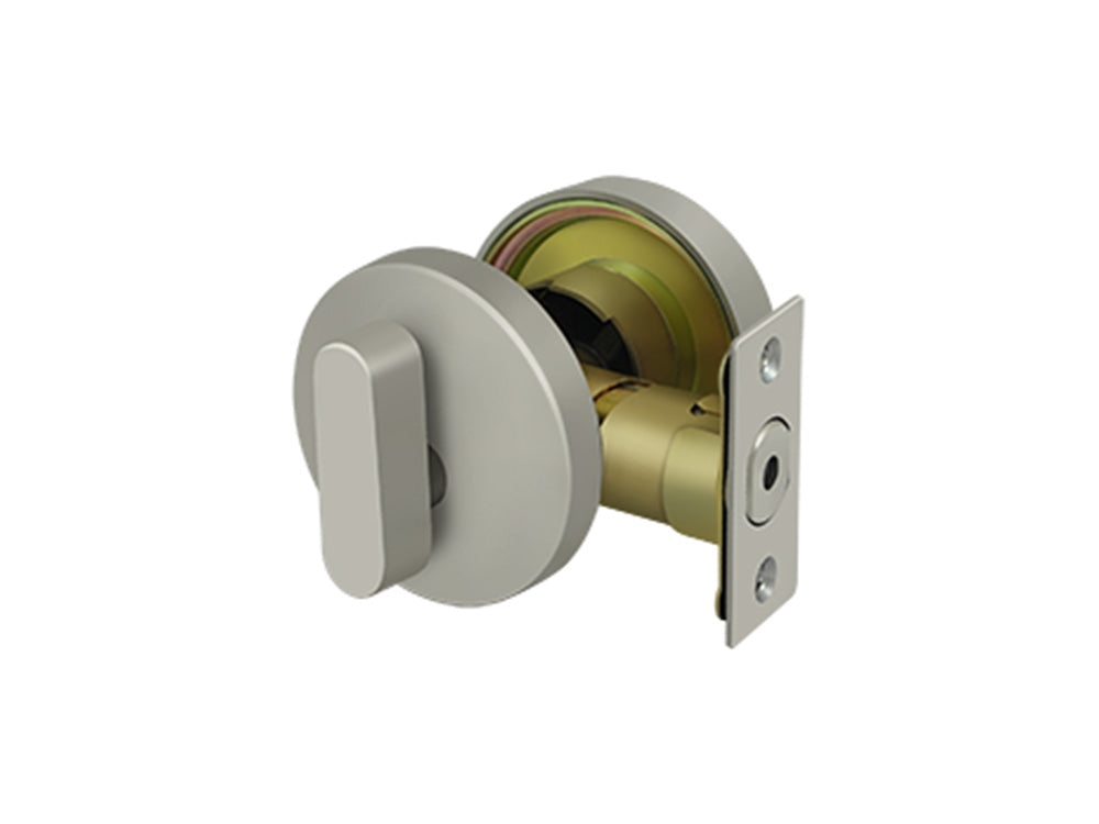 Deltana Zinc Modern Low Profile Deadbolt Lock Grade 3
