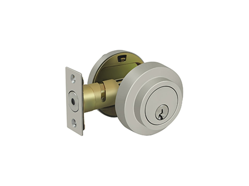 Deltana Zinc Modern Low Profile Deadbolt Lock Grade 3