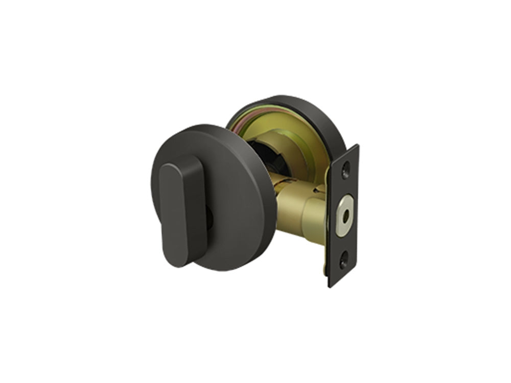 Deltana Zinc Modern Low Profile Deadbolt Lock Grade 3