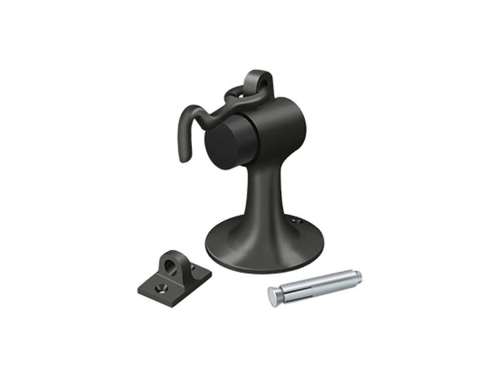 Deltana Cement Floor Mount Bumper w/ Holder