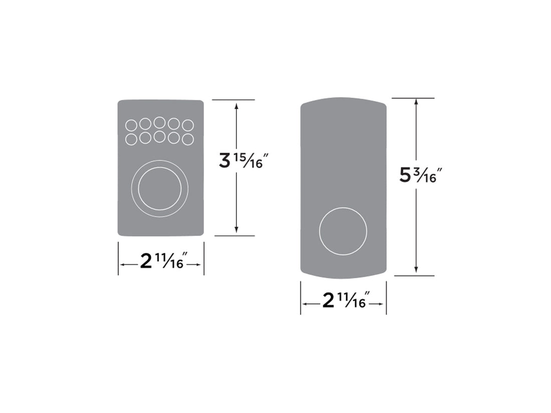 Sure-Loc Electronic Deadbolt Modern Vintage Bronze