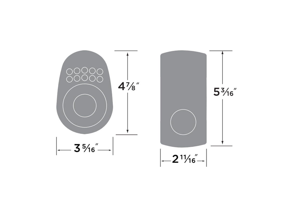 Sure-Loc Electronic Deadbolt Round Satin Nickel