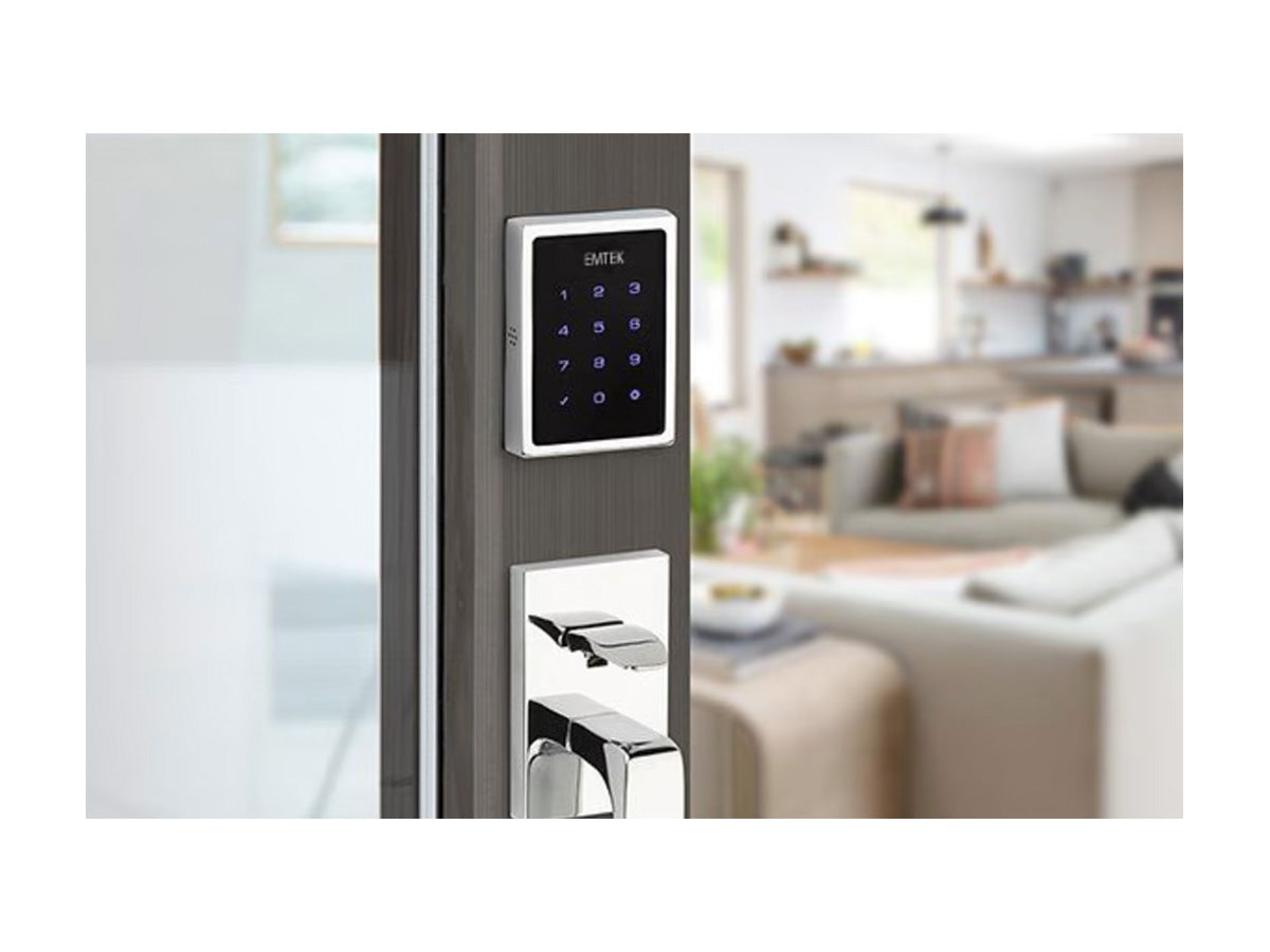 Emtek Ares EMPowered Motorized Touchscreen SMART Keypad Entry Set