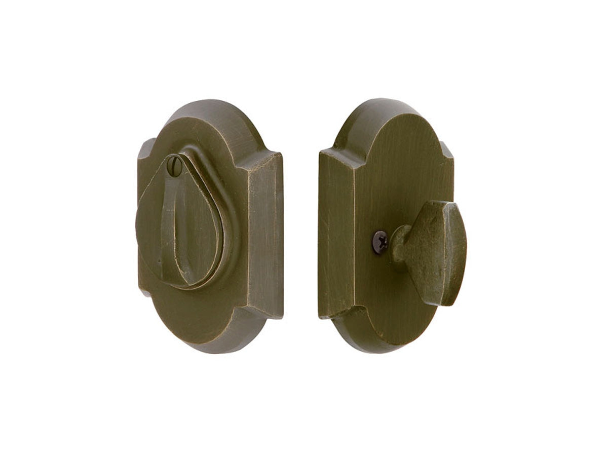 Emtek Sandcast Bronze #1 Deadbolt Medium Bronze Patina MB