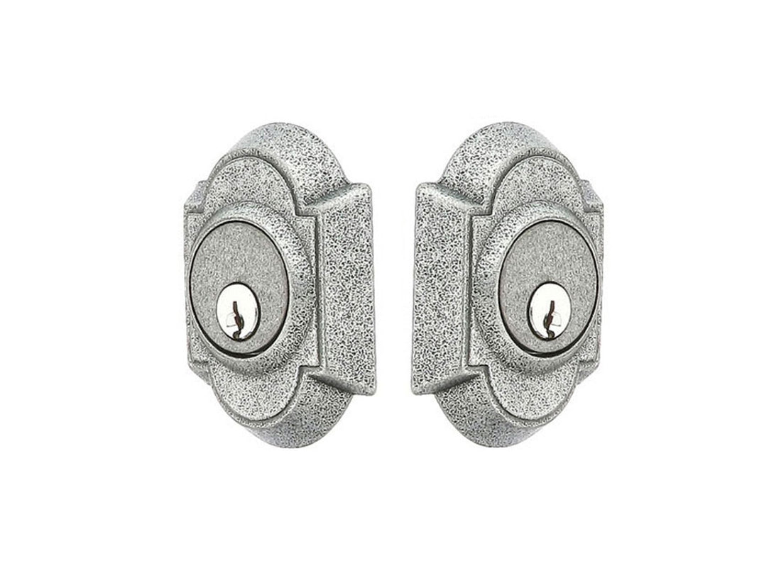 Emtek Wrought Steel #1 Deadbolt Satin Steel SWS