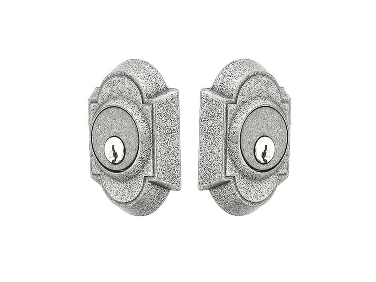 Emtek Wrought Steel #1 Deadbolt Satin Steel SWS