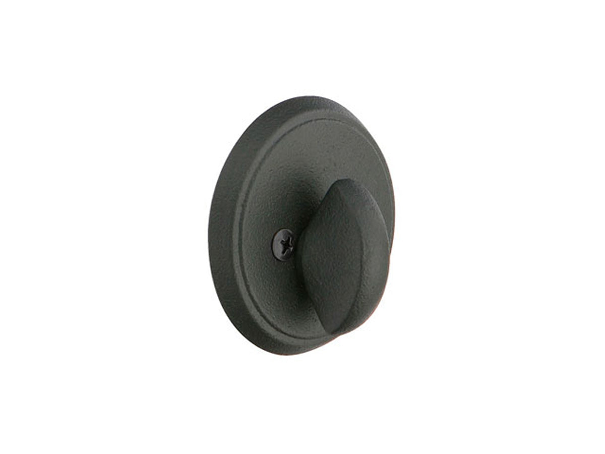 Emtek Wrought Steel #2 Deadbolt Flat Black Steel FBS