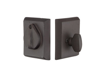 Emtek Sandcast Bronze #3 Deadbolt Flat Black Bronze Patina FB