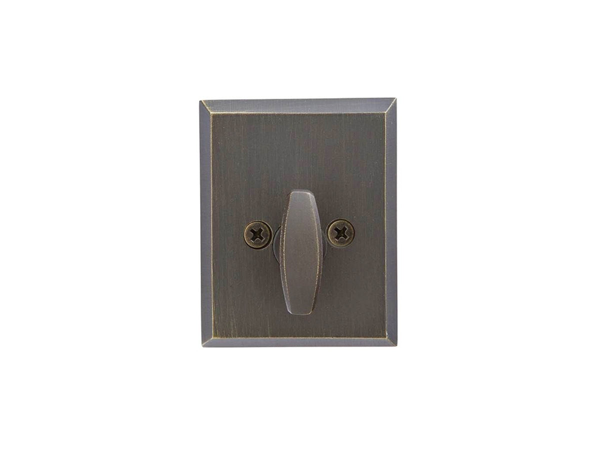 Emtek Sandcast Bronze #3 Deadbolt Medium Bronze Patina MB