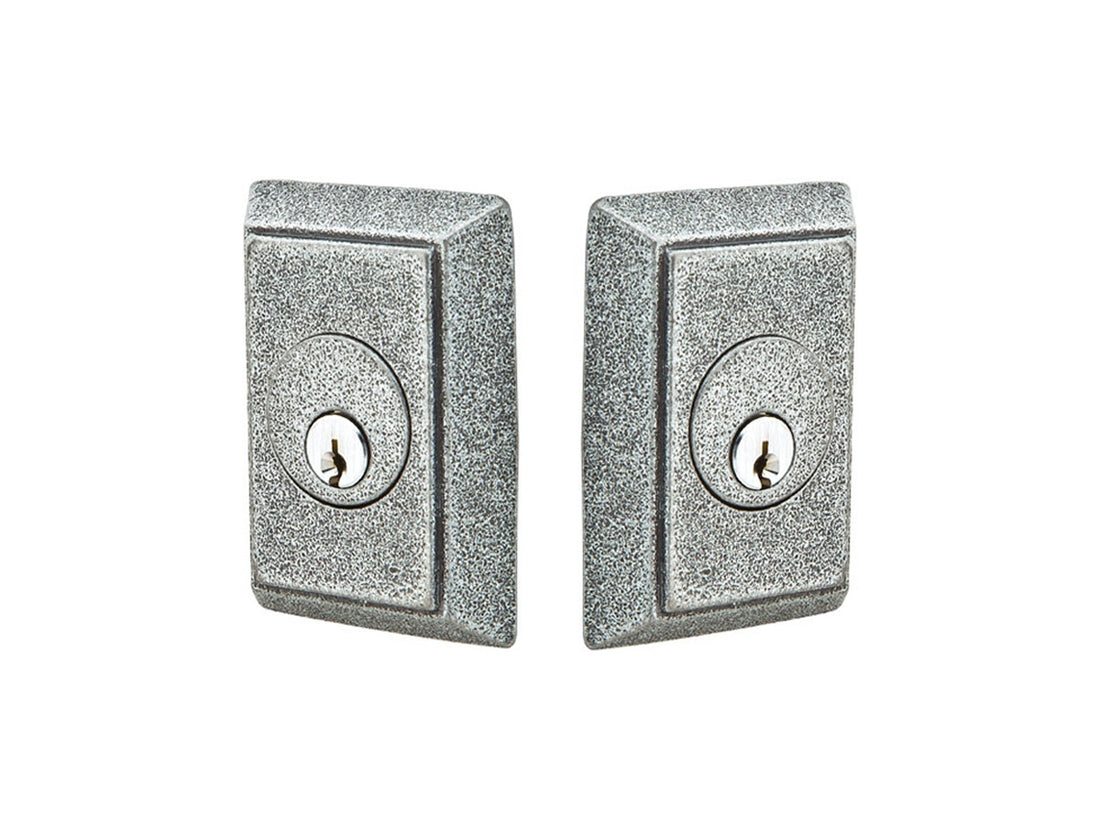 Emtek Wrought Steel #3 Deadbolt Satin Steel SWS