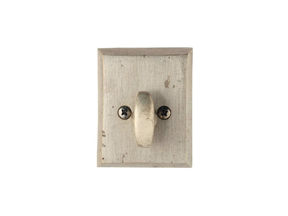Emtek Sandcast Bronze #3 Deadbolt Tumbled White Bronze TWB