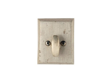 Emtek Sandcast Bronze #3 Deadbolt Tumbled White Bronze TWB
