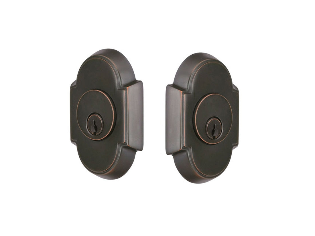 Emtek Brass #8 Deadbolt Oil Rubbed Bronze US10B