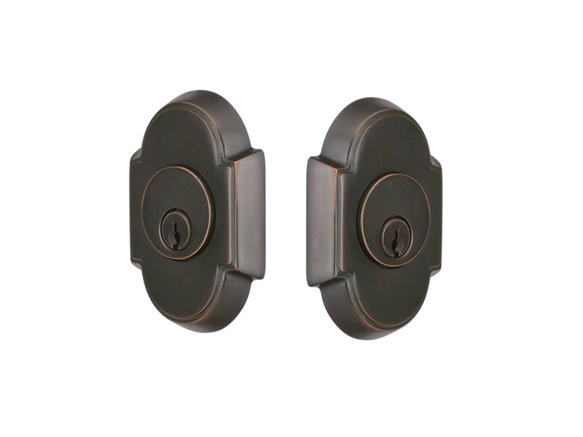 Emtek Brass #8 Deadbolt Oil Rubbed Bronze US10B
