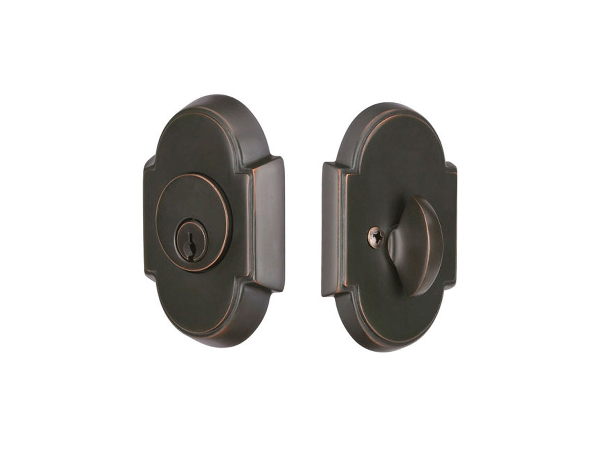 Emtek Brass #8 Deadbolt Oil Rubbed Bronze US10B