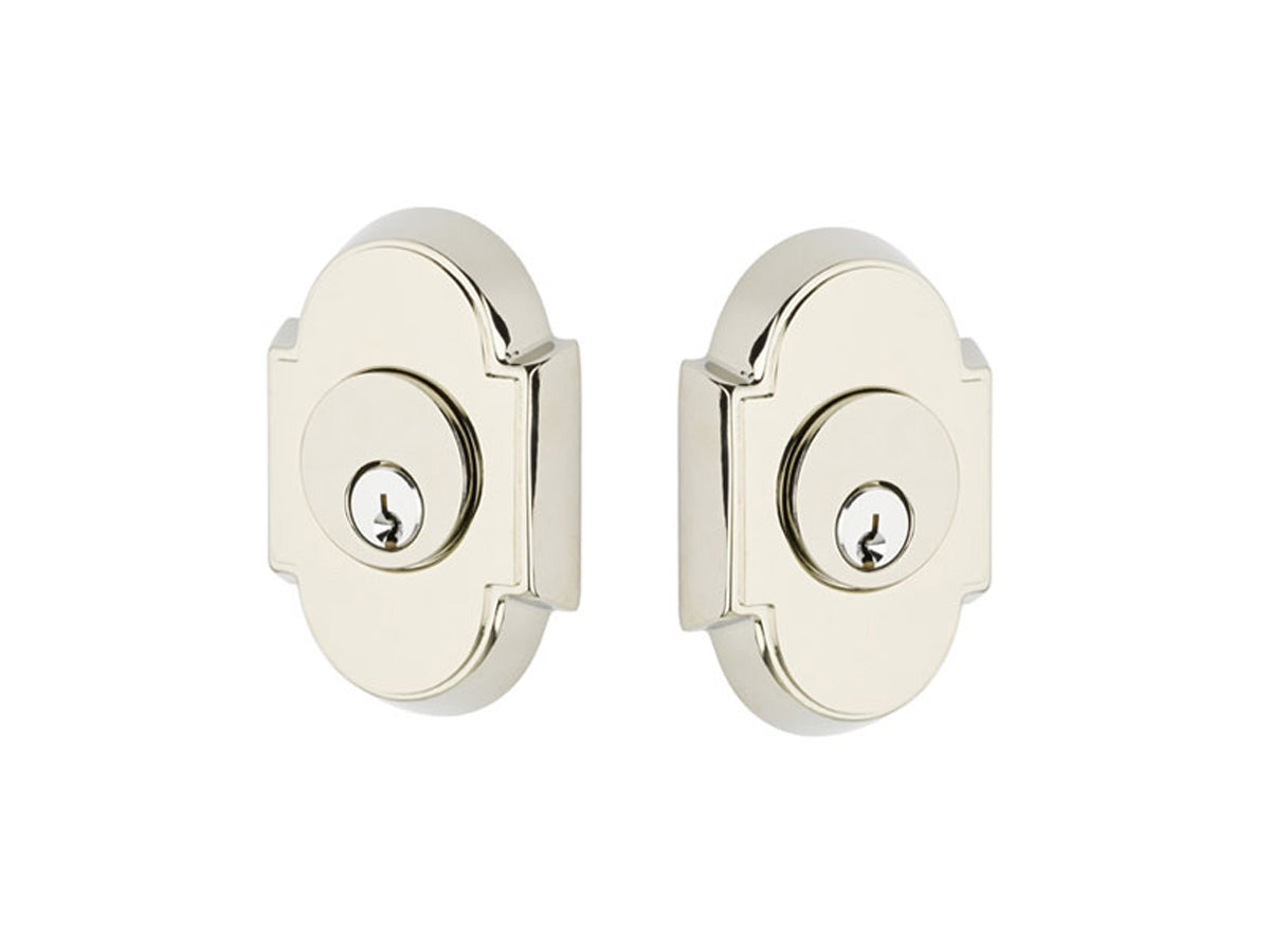 Emtek Brass #8 Deadbolt Polished Nickel US14