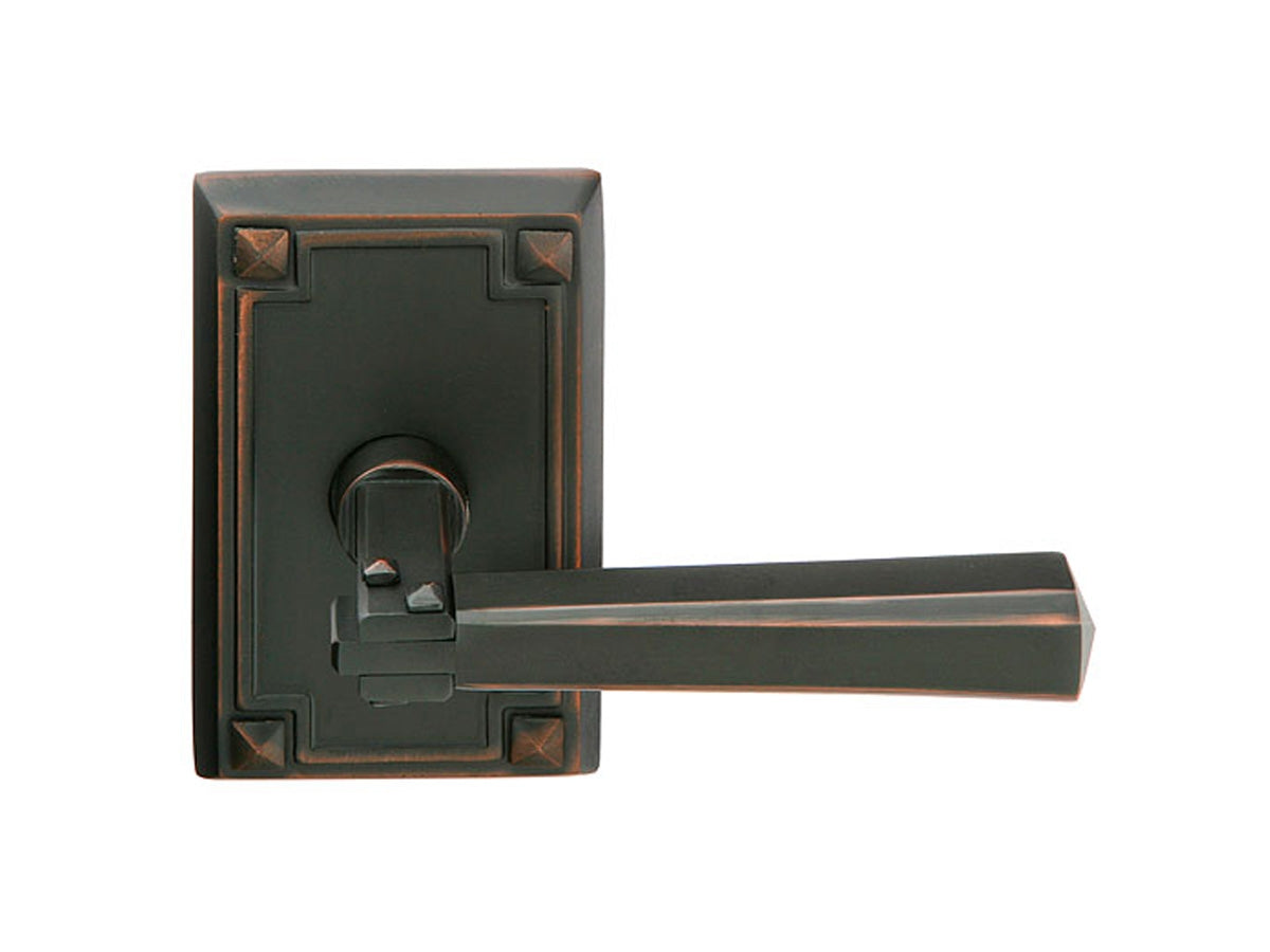 Emtek Arts & Crafts Lever Oil Rubbed Bronze US10B