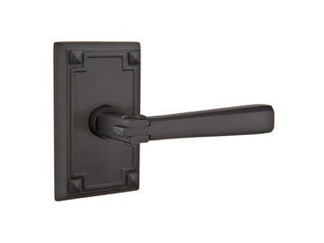 Emtek Arts & Crafts Lever Flat Black US19