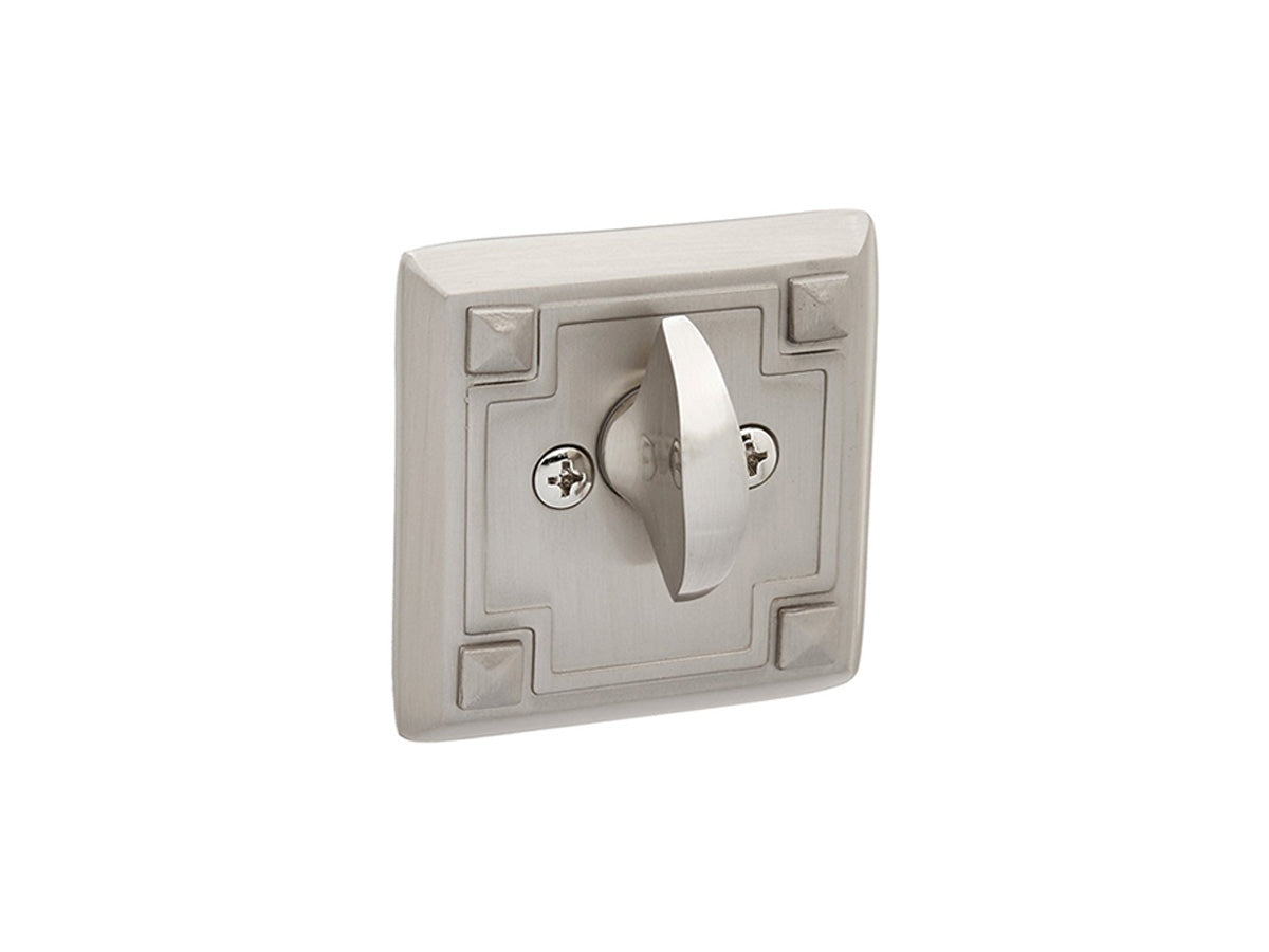 Emtek Brass Arts & Crafts Deadbolt Satin Nickel US15