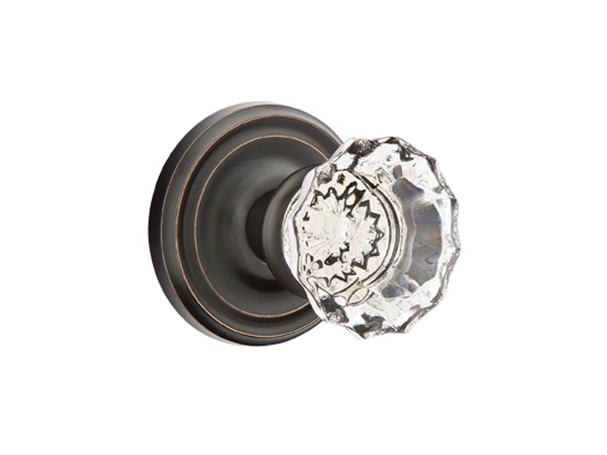 Emtek Astoria Clear Crystal Knob Oil Rubbed Bronze US10B