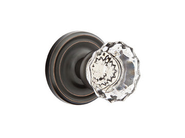 Emtek Astoria Clear Crystal Knob Oil Rubbed Bronze US10B