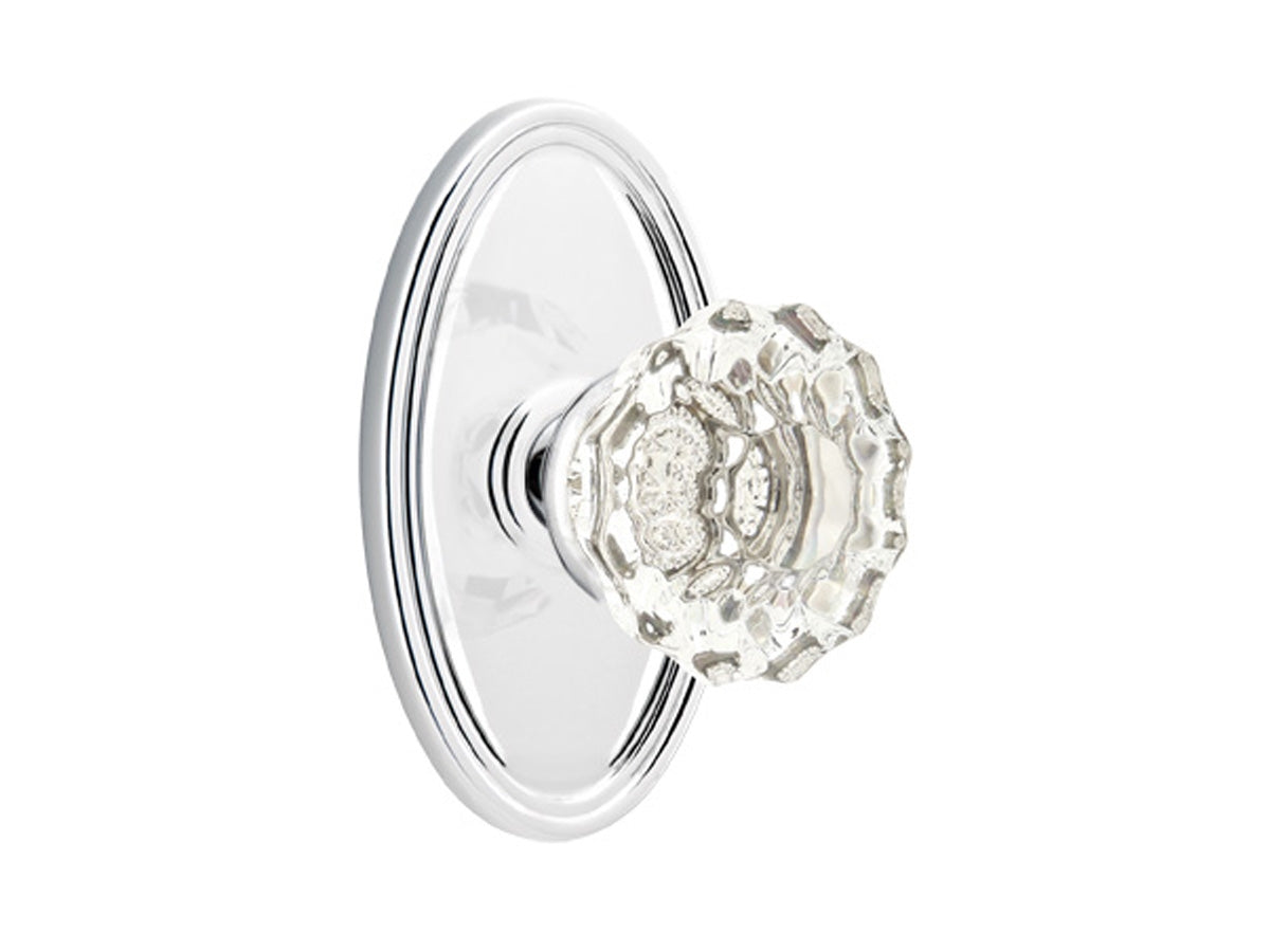 Emtek Astoria Clear Crystal Knob Polished Chrome US26