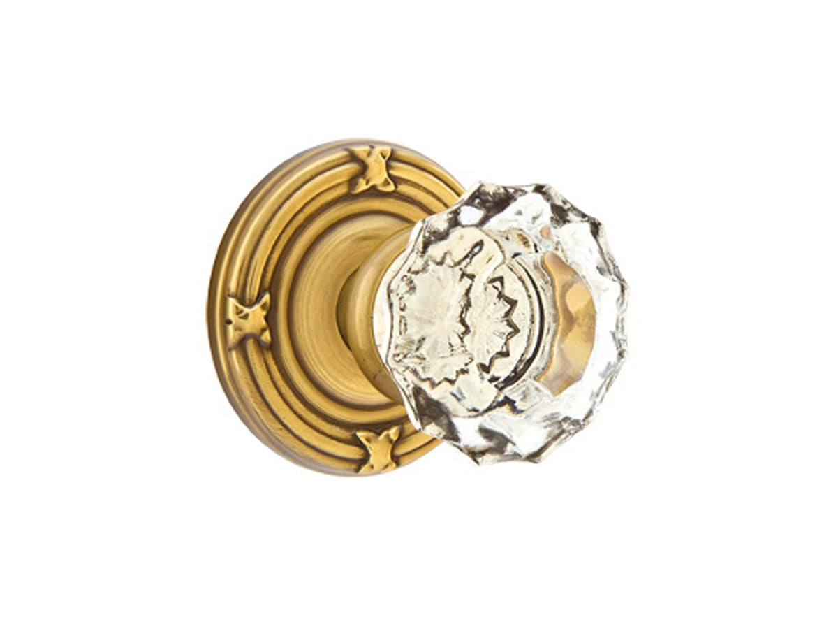 Emtek Astoria Clear Crystal Knob French Antique US7