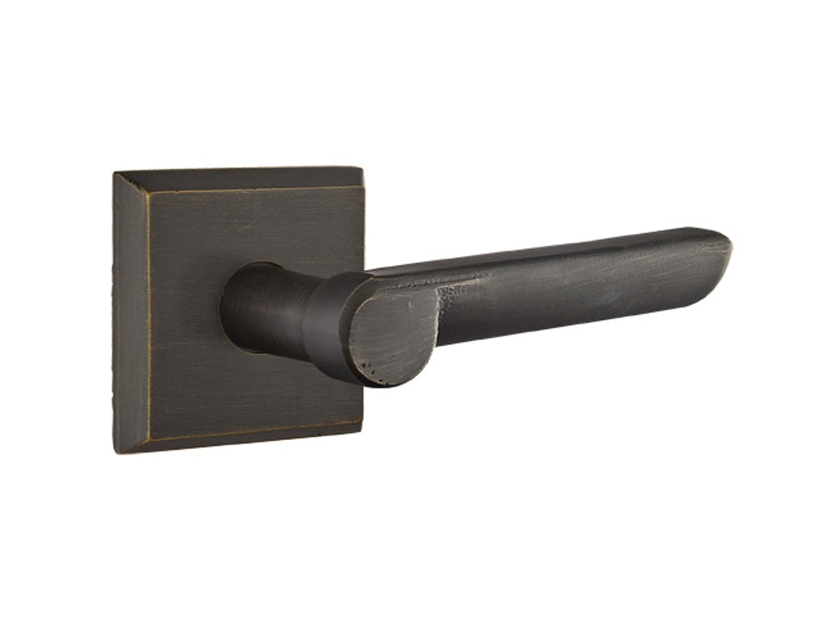 Emtek Aurora Lever Medium Bronze Patina MB