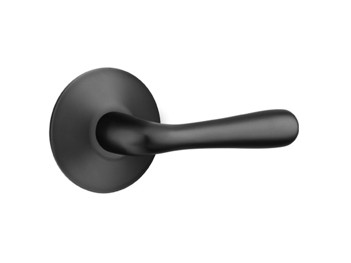 Emtek Basel Brass Lever Flat Black US19
