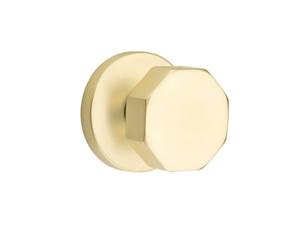 Emtek Bern Brass Knob Satin Brass US4