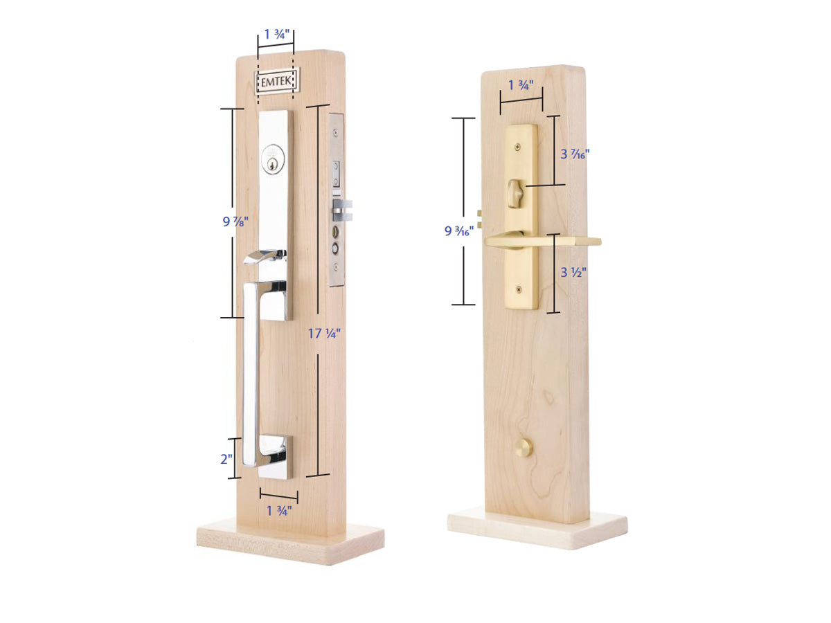 Emtek Brisbane Mortise Entry Handleset
