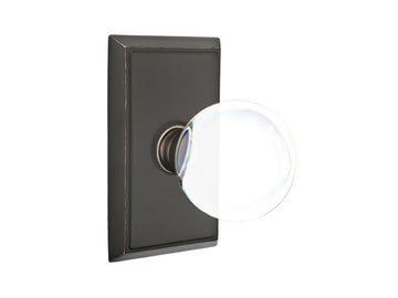 Emtek Bristol Crystal Knob Oil Rubbed Bronze US10B