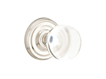 Emtek Bristol Crystal Knob Polished Nickel US14