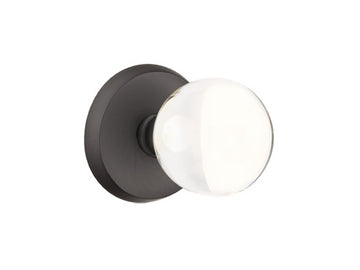 Emtek Bristol Knob Flat Black Bronze Patina FB