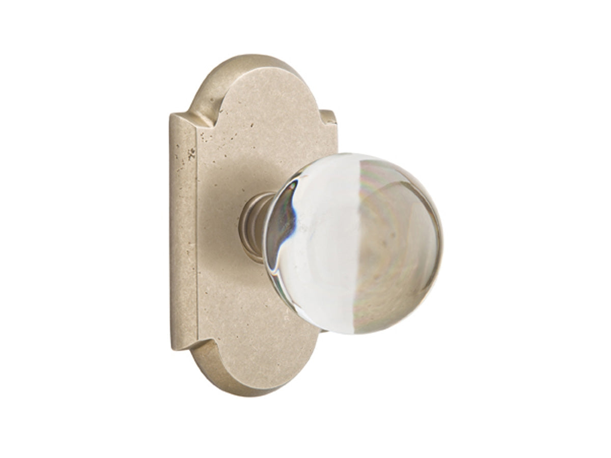 Emtek Bristol Knob Tumbled White Bronze TWB