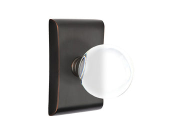 Emtek Bristol Crystal Modern Knob Oil Rubbed Bronze US10B