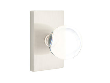 Emtek Bristol Crystal Modern Knob Satin Nickel US15