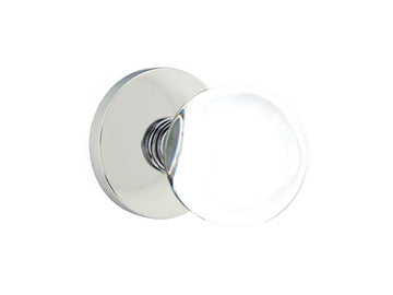 Emtek Bristol Crystal Modern Knob Polished Chrome US26