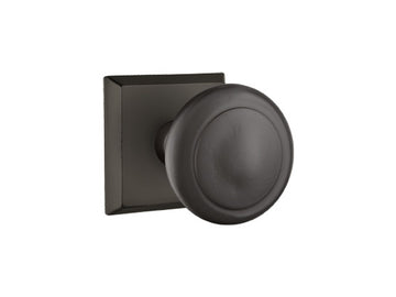 Emtek Butte Knob Flat Black Bronze Patina FB