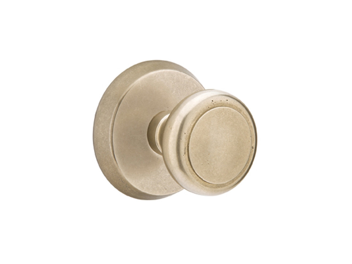 Emtek Butte Knob Tumbled White Bronze TWB