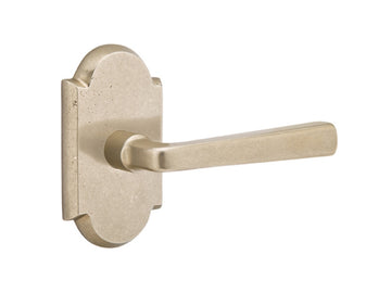 Emtek Cimarron Lever Tumbled White Bronze TWB