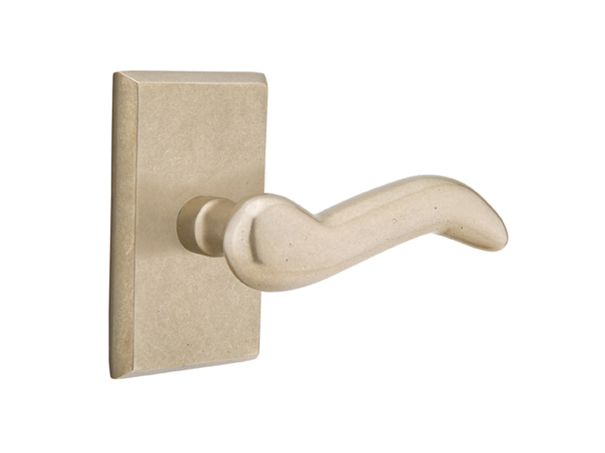 Emtek Cody Lever Tumbled White Bronze TWB