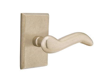 Emtek Cody Lever Tumbled White Bronze TWB