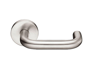 Emtek Cologne Lever Brushed Stainless Steel