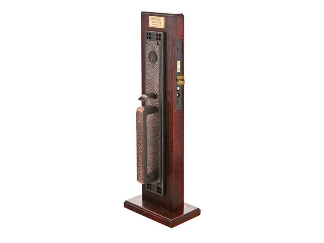 Emtek Craftsman Full Length Mortise Entry Handleset